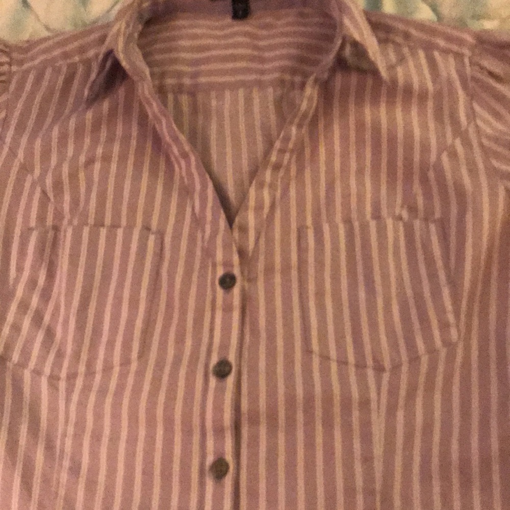 Express Collared Button Down Tee - image 3